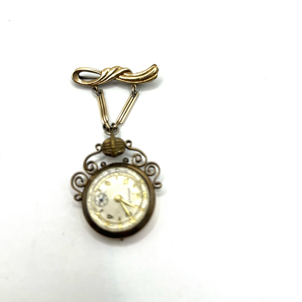 Watch Fob 10 KT RGP Antique-Style Gold Tone Ornate Vintage Read